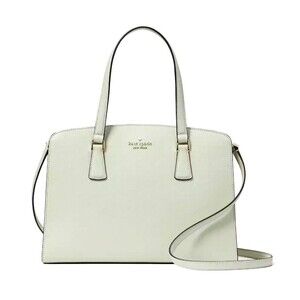 New Kate Spade Perry Medium Satchel Saffiano Leather Light Olive